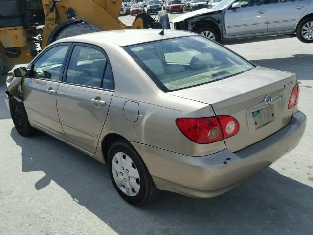 1NXBR32E68Z941123 - 2008 TOYOTA COROLLA CE TAN photo 3