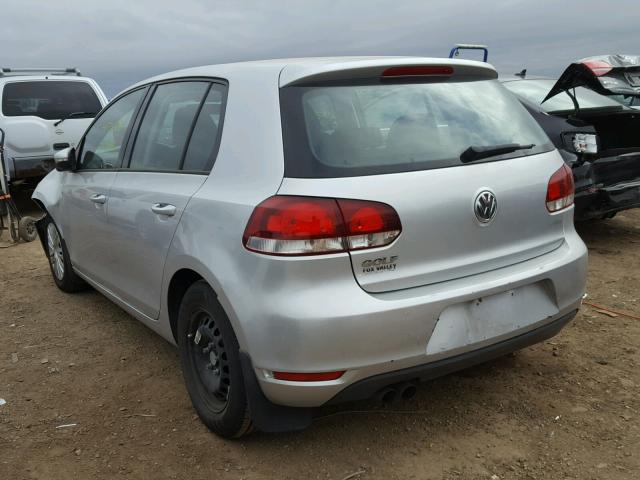 WVWDB7AJ5BW238776 - 2011 VOLKSWAGEN GOLF 银色 照片 3