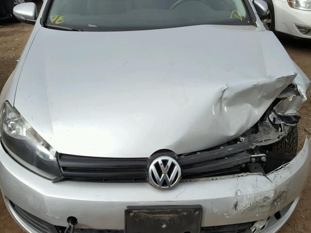 WVWDB7AJ5BW238776 - 2011 VOLKSWAGEN GOLF SILVER photo 7