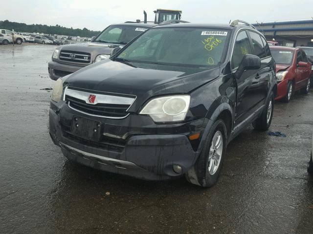 3GSDL43N68S540923 - 2008 SATURN VUE XE BLACK photo 2