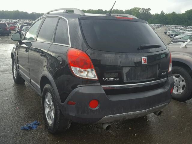 3GSDL43N68S540923 - 2008 SATURN VUE XE BLACK photo 3