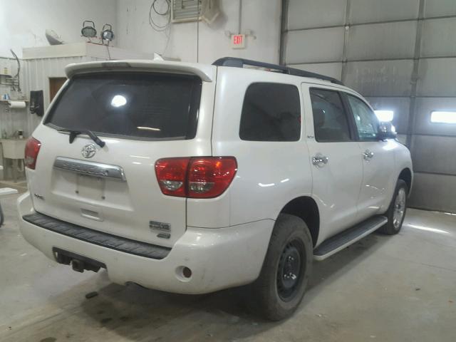 5TDDW5G12AS039389 - 2010 TOYOTA SEQUOIA PL WHITE photo 4