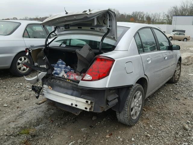 1G8AJ52F34Z183809 - 2004 SATURN ION LEVEL SILVER photo 4