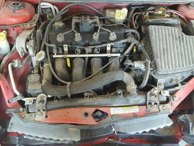 1B3ES26C35D220327 - 2005 DODGE NEON BASE RED photo 7