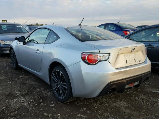 JF1ZNAA19D2730186 - 2013 TOYOTA SCION FR-S SILVER photo 3
