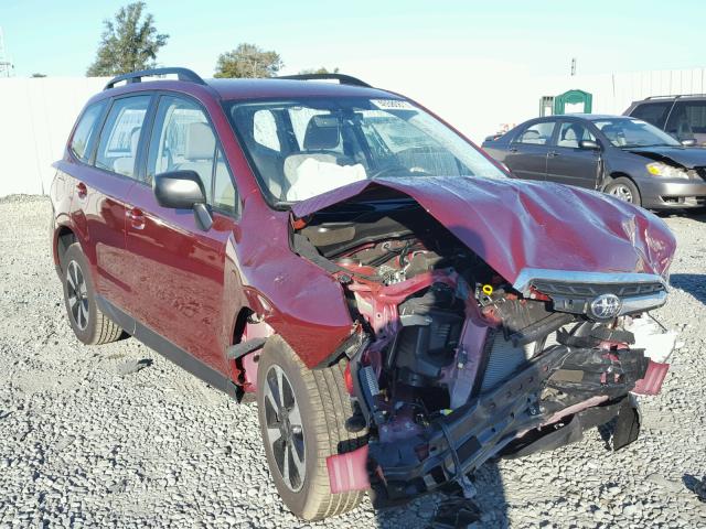 JF2SJABC7HH590814 - 2017 SUBARU FORESTER 2 RED photo 1