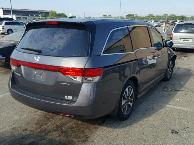 5FNRL5H95FB113094 - 2015 HONDA ODYSSEY TO GRAY photo 4