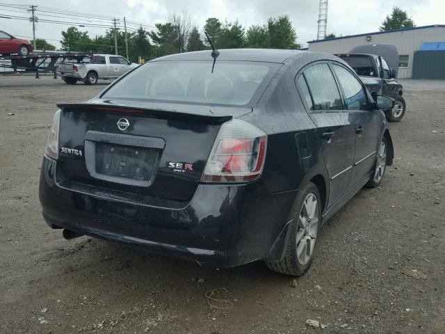 3N1CB61E58L681651 - 2008 NISSAN SENTRA SE- BLACK photo 4