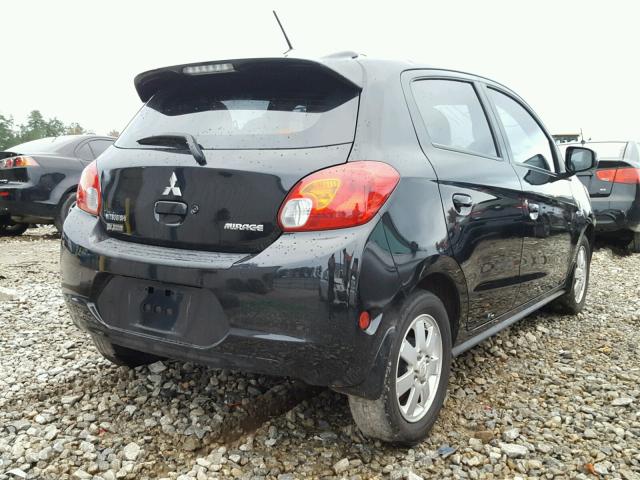 ML32A4HJ7FH047131 - 2015 MITSUBISHI MIRAGE ES BLACK photo 4