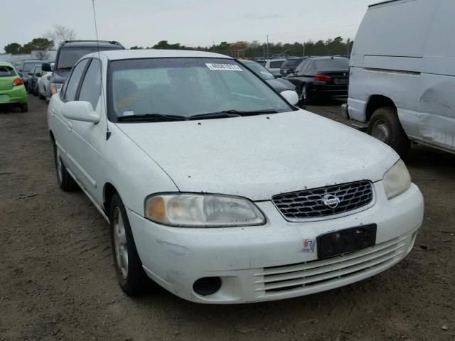 3N1CB51D61L417331 - 2001 NISSAN SENTRA XE WHITE photo 1