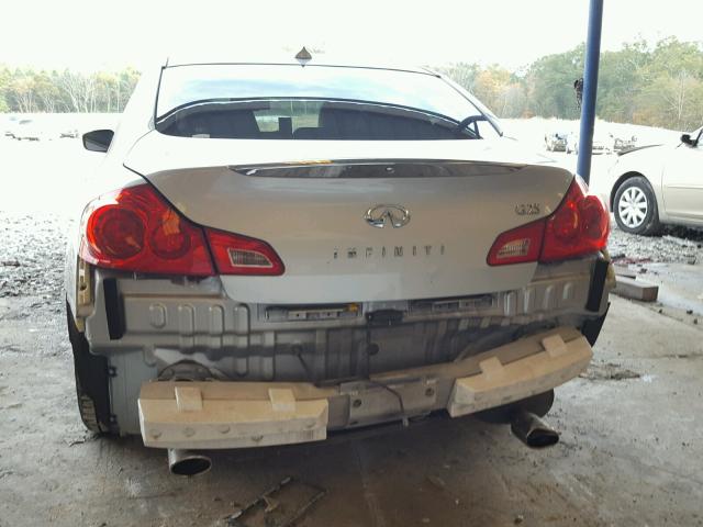 JN1DV6AP4BM602481 - 2011 INFINITI G25 BASE SILVER photo 9