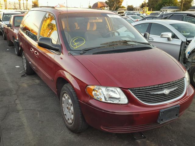 2C4GP44361R203990 - 2001 CHRYSLER TOWN & COU RED photo 1