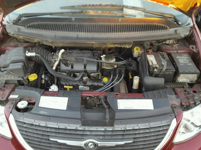 2C4GP44361R203990 - 2001 CHRYSLER TOWN & COU RED photo 7