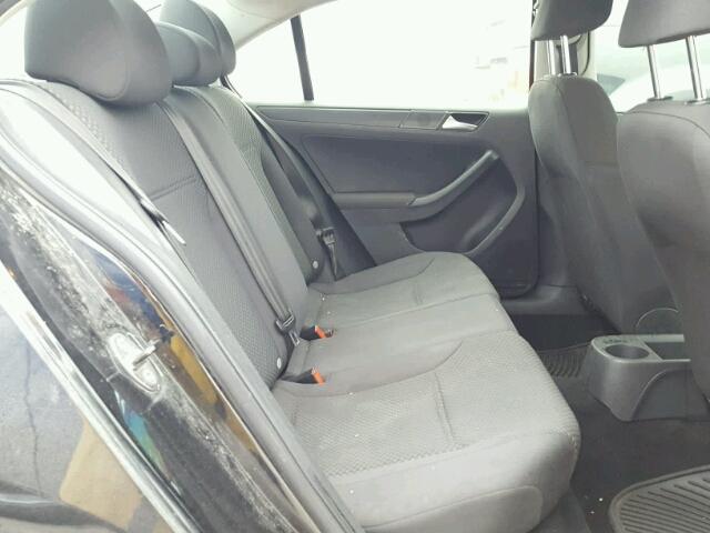 3VW2K7AJ8CM309619 - 2012 VOLKSWAGEN JETTA BASE 黑色 照片 6