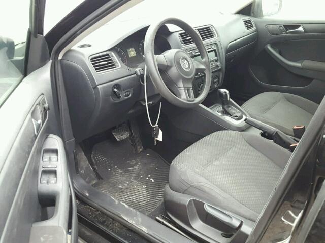 3VW2K7AJ8CM309619 - 2012 VOLKSWAGEN JETTA BASE 黑色 照片 9