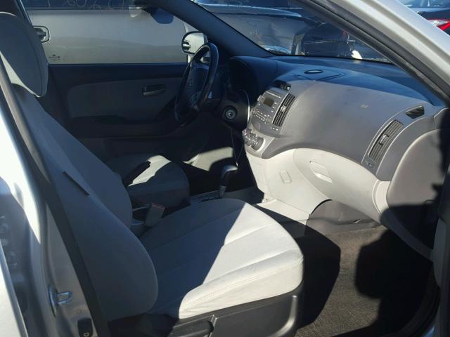 KMHDU46D58U549586 - 2008 HYUNDAI ELANTRA GL SILVER photo 5