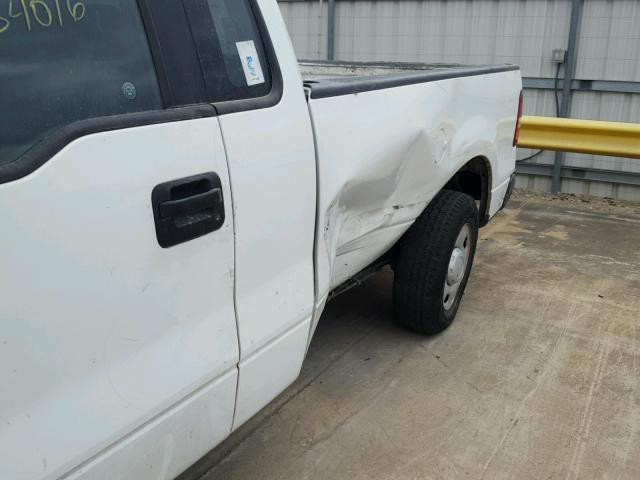 1FTRF12256NB50398 - 2006 FORD F150 WHITE photo 9