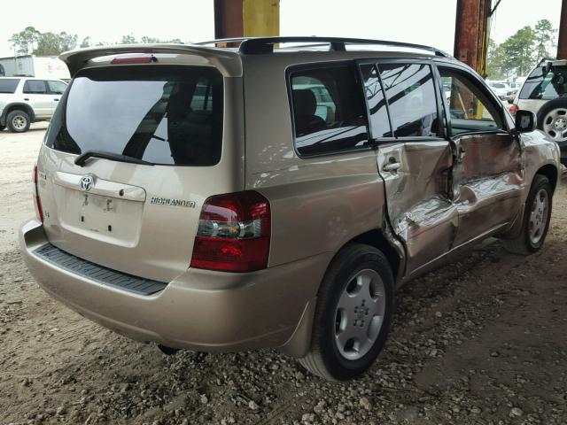 JTEDP21A070130608 - 2007 TOYOTA HIGHLANDER TAN photo 4