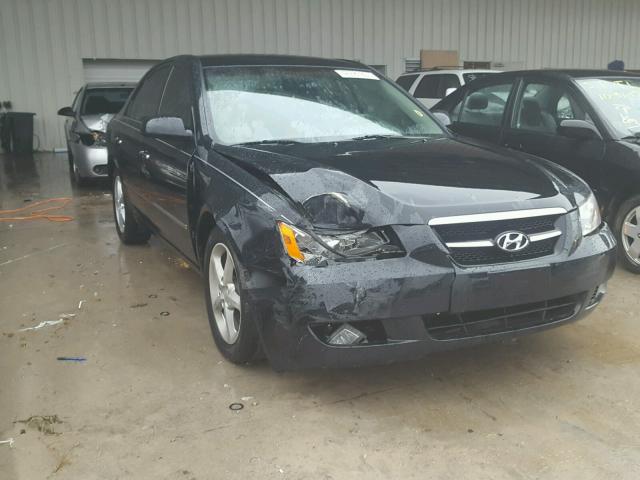 5NPEU46C08H322218 - 2008 HYUNDAI SONATA SE BLACK photo 1