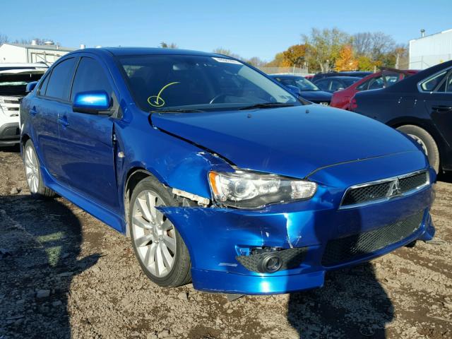 JA32U8FW3AU020954 - 2010 MITSUBISHI LANCER GTS BLUE photo 1