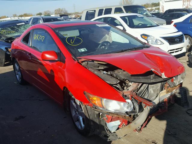 2HGFG12807H570036 - 2007 HONDA CIVIC EX RED photo 1