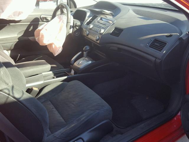 2HGFG12807H570036 - 2007 HONDA CIVIC EX RED photo 5