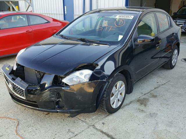 3N1AB61E18L632759 - 2008 NISSAN SENTRA BLACK photo 2