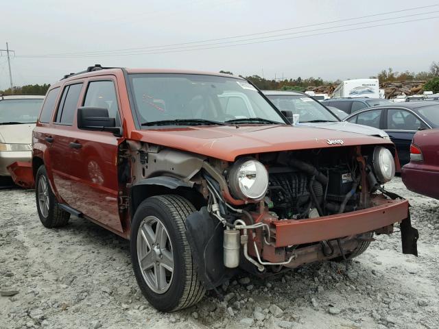 1J8FT28W48D665857 - 2008 JEEP PATRIOT SP ORANGE photo 1