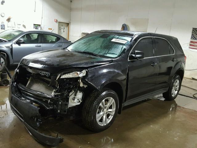 2GNALAEKXE1114280 - 2014 CHEVROLET EQUINOX LS BLACK photo 2