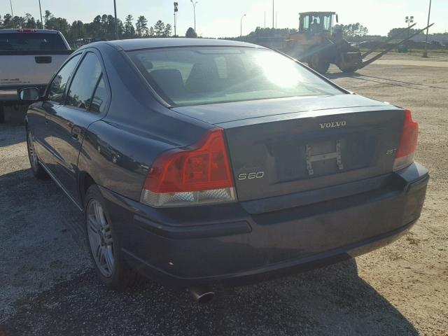 YV1RS592362554580 - 2006 VOLVO S60 2.5T BLUE photo 3