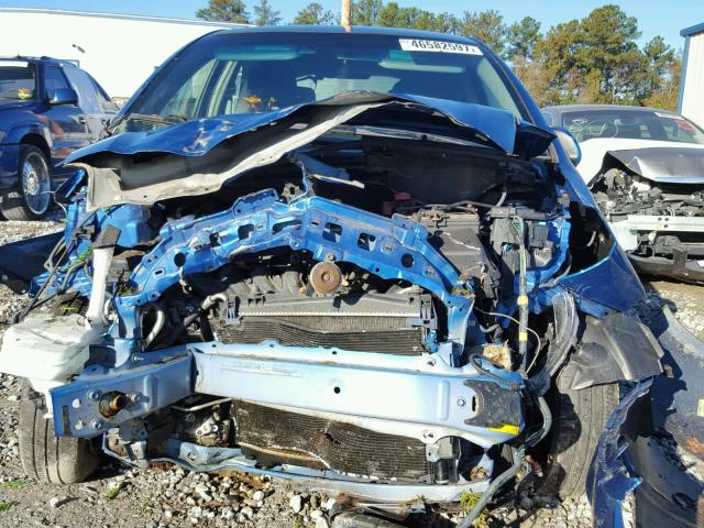 JTDJT923775061821 - 2007 TOYOTA YARIS BLUE photo 9