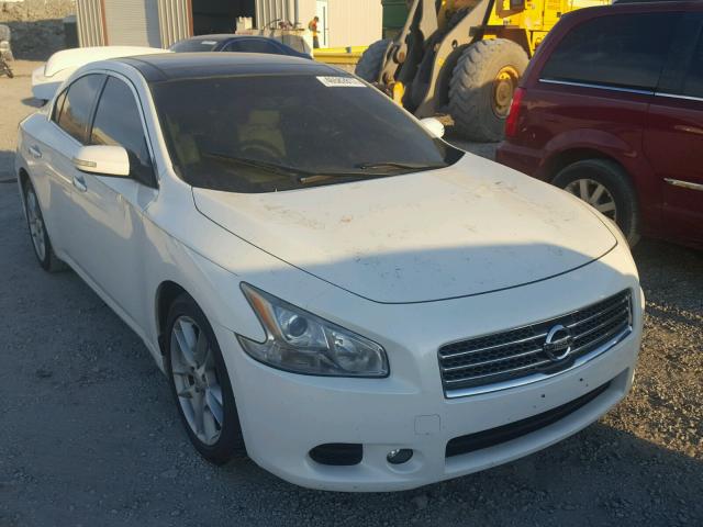 1N4AA5AP9AC866456 - 2010 NISSAN MAXIMA S WHITE photo 1