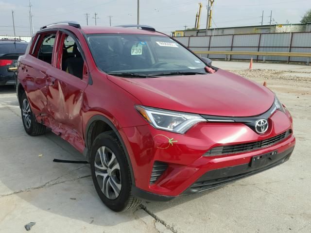 JTMZFREV2GJ095017 - 2016 TOYOTA RAV4 LE RED photo 1