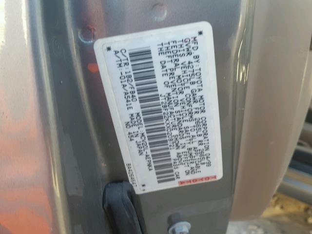 JT2BF22KXX0209721 - 1999 TOYOTA CAMRY LE 灰色 照片 10