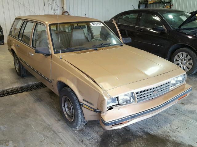 1G1JD35P9F7113602 - 1985 CHEVROLET CAVALIER C GOLD photo 1