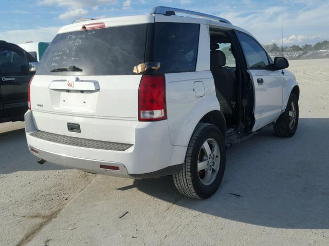 5GZCZ23D46S840596 - 2006 SATURN VUE WHITE photo 4