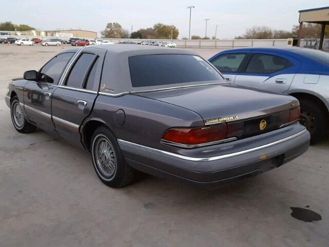 2MELM75W8NX740040 - 1992 MERCURY GRAND MARQ GRAY photo 3