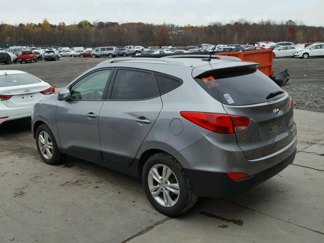 KM8JUCAC0DU739110 - 2013 HYUNDAI TUCSON GLS GRAY photo 3