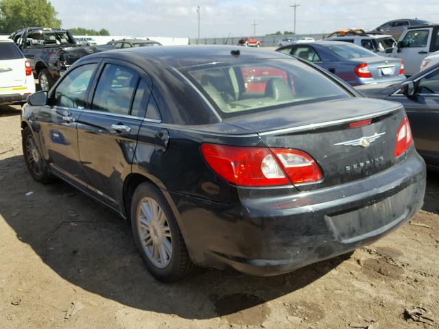 1C3LC66J18N164335 - 2008 CHRYSLER SEBRING LI BLACK photo 3