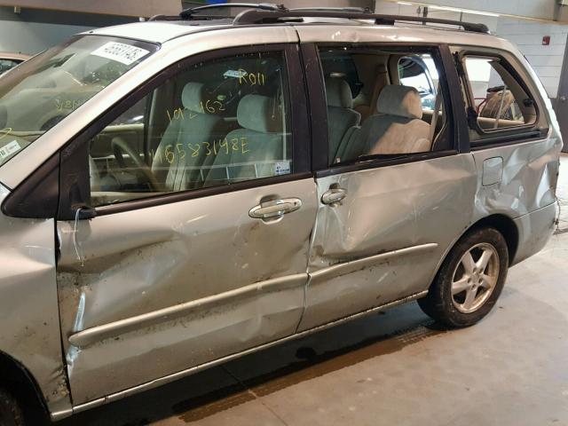 JM3LW28A930347441 - 2003 MAZDA MPV WAGON GRAY photo 9