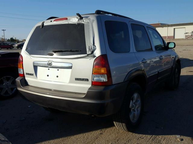 4F2CZ961X4KM04375 - 2004 MAZDA TRIBUTE ES SILVER photo 4