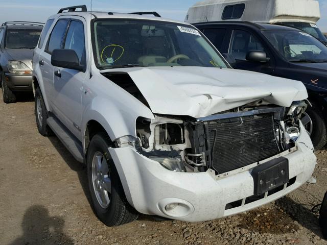 1FMCU93198KE38165 - 2008 FORD ESCAPE XLT WHITE photo 1