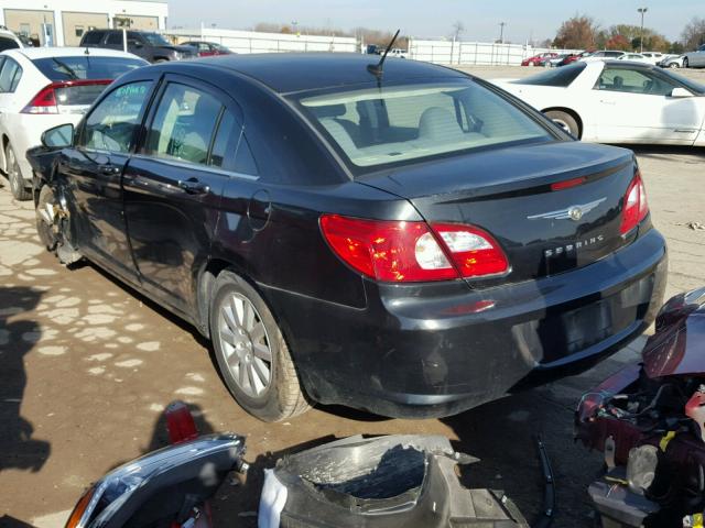 1C3LC46K18N234347 - 2008 CHRYSLER SEBRING LX BLACK photo 3