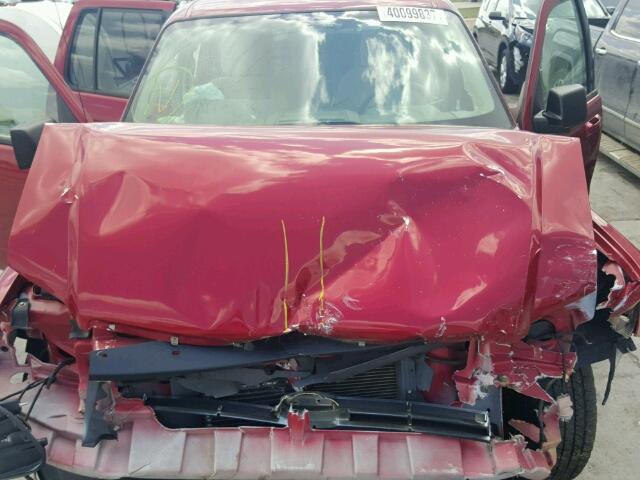 1FMEU63E88UA26852 - 2008 FORD EXPLORER RED photo 7