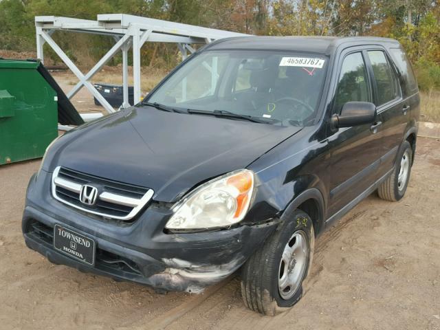 SHSRD68454U209014 - 2004 HONDA CR-V LX BLACK photo 2