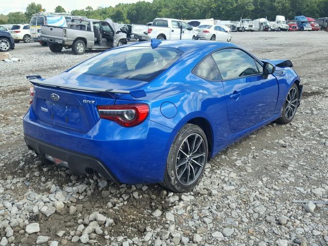 JF1ZCAB1XH9606056 - 2017 SUBARU BRZ 2.0 PR BLUE photo 4