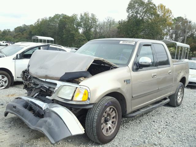 1FTRW07652KC53032 - 2002 FORD F150 SUPER TAN photo 2