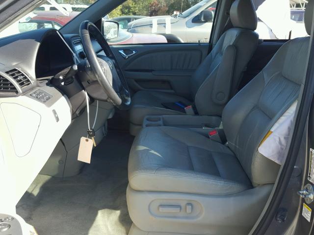 5FNRL38657B460291 - 2007 HONDA ODYSSEY EX GRAY photo 5