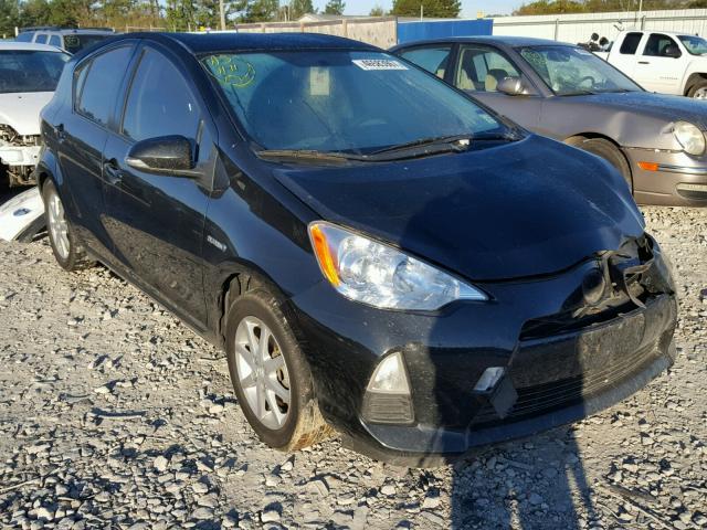 JTDKDTB34C1523655 - 2012 TOYOTA PRIUS C BLACK photo 1