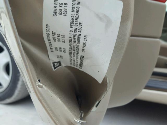 1G1NE52J916228452 - 2001 CHEVROLET MALIBU LS 金色 照片 10